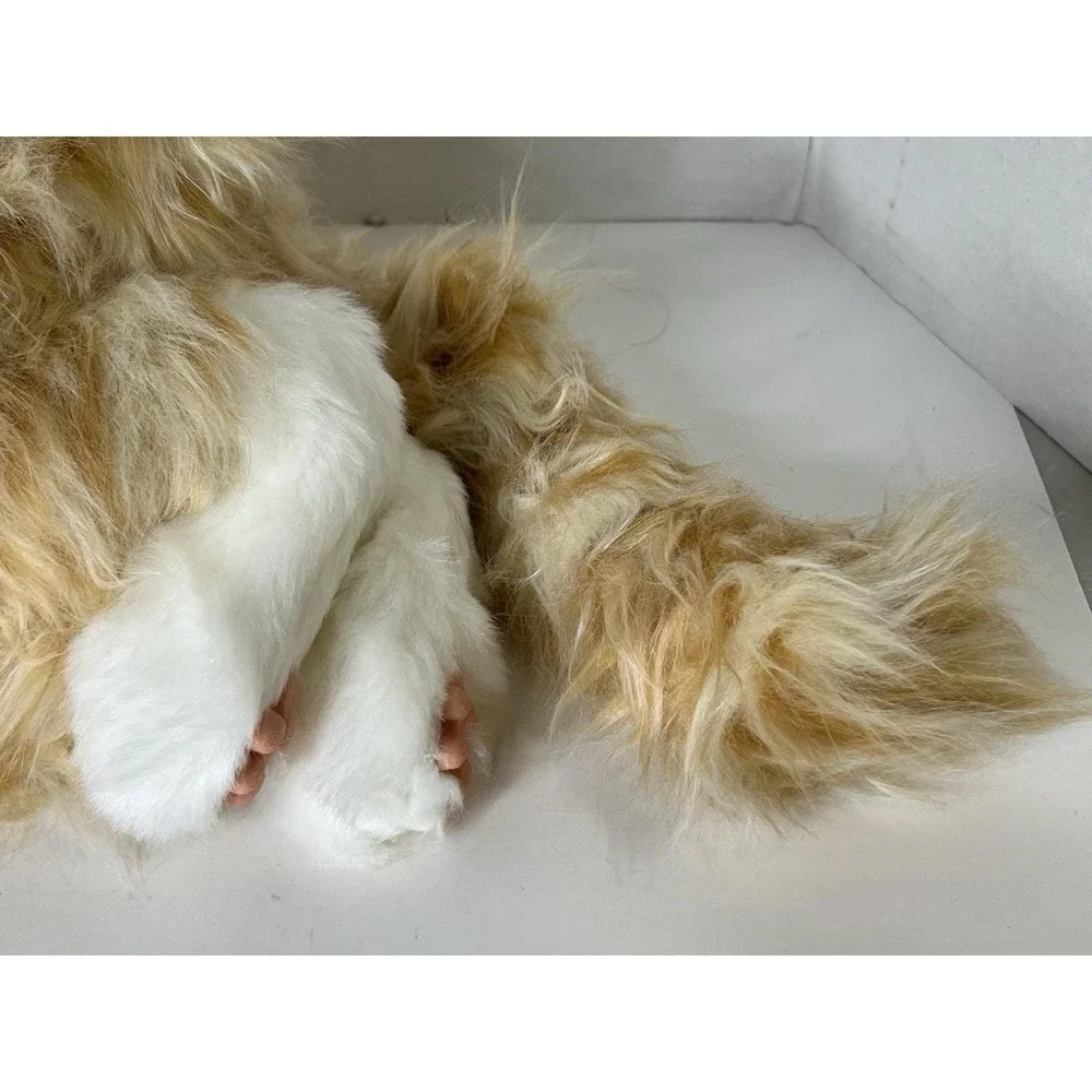 JOY FOR ALL Grey Companion‎ Pet Cat for Seniors Lifelike Animatronic Furry Toy